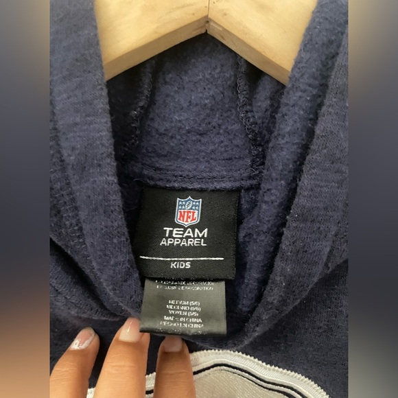 NFL Team Apparel Navy Hoodie - Picture 6 of 7